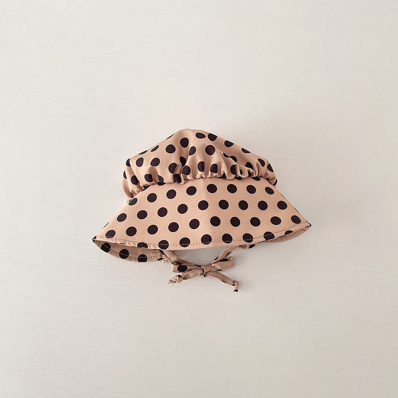 Gorro de lunares para bebés al por mayor